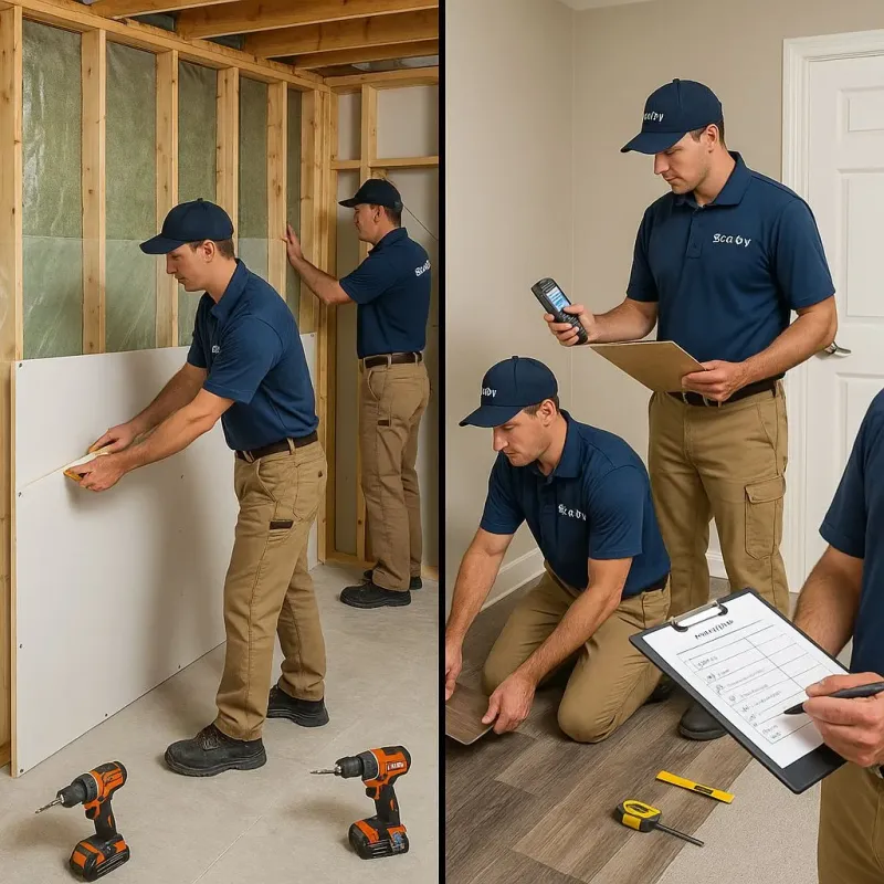 Repairs and Reconstruction process in Gardnertown, NY