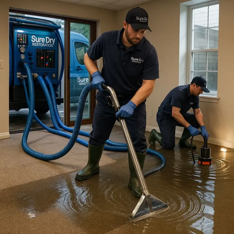 Water Extraction and Removal process in Gardnertown, NY